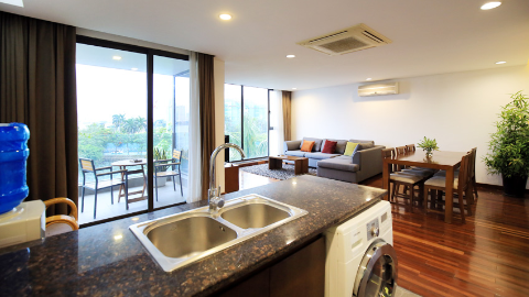 Fantastic 02 bedroom apartment for rent in Tay Ho, facing to the lake