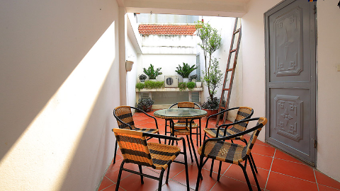 Experience Tranquility on the Rooftop Terrace of Tay ho house 2 bedrooms- reasonable price