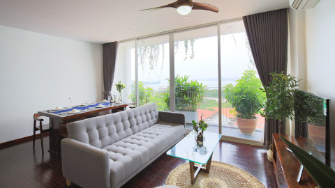 Sunlit 3-Bedroom Apartment with Breathtaking West Lake Views on Tranquil Au Co Street