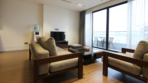 Lake view beautiful 2 bedroom apartment in Yen Phu, Tay Ho