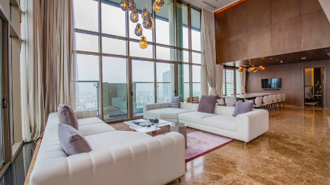Exquisite 5-Bedroom Duplex Penthouse for Rent at Oakwood Residence