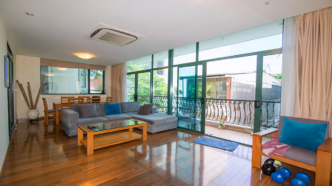 Contemporary 2-Bedroom Apartment for Rent in Truc Bach Hanoi