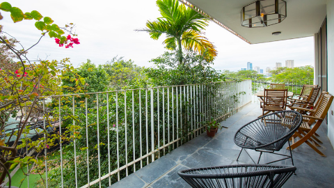 Spacious Lakeview Apartment for Rent in Xom Chua, Dang Thai Mai Street