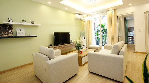 Contemporary 2-Bedroom Apartment with Balcony in the Heart of Tay Ho, Hanoi- Xuan Dieu street