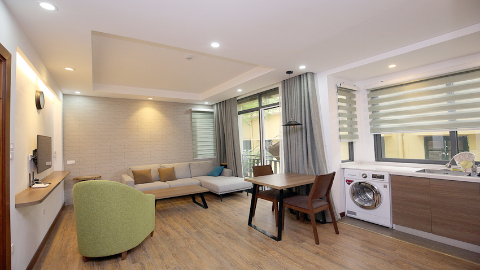 Open view and balcony 01 bedroom apartment for rent in Tay Ho