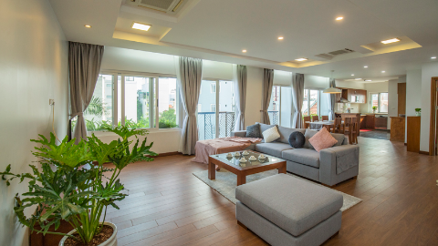 Charming style and Cozy space 04 bedroom apartment for rent in Tay Ho