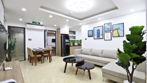 Fully furnished with open view 02 bedroom apartment for rent in Tay Ho