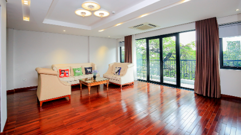 Great lakeview and balcony 02 bedroom apartment for rent in Tay Ho