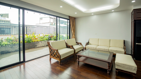Big terrace and full of daylight 03 bedroom apartment for rent in Tay Ho, westlake