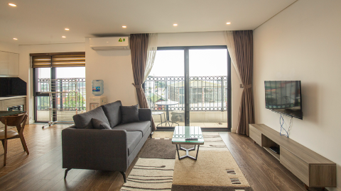 Bright 1-Bedroom High-End Apartment for Rent in Tây Hồ