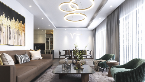 Modern style with contemporary design 03 bedroom apartment for rent in Tay Ho