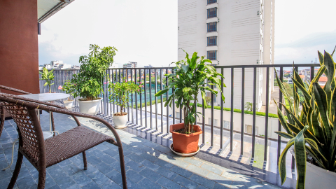 Top floor with big terrace 02 bedroom apartment for rent in Tay Ho, West lake