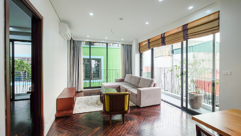Lakeview and balcony with plenty of light 02 bedroom apartment for rent in Tay Ho