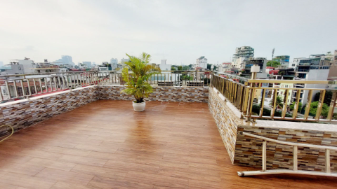 Big terrace with over lakeview 01 bedroom apartment for rent in Tay Ho, West lake