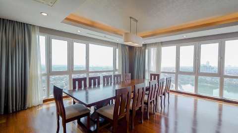 Luxurious 4-Bedroom Duplex Apartment for Rent at Fraser Suites Xuan Dieu - 300sqm of Elegance