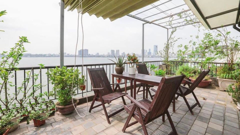 3-Bedroom Top Floor Apartment for Rent with Spectacular West Lake View on Quang Khanh Street