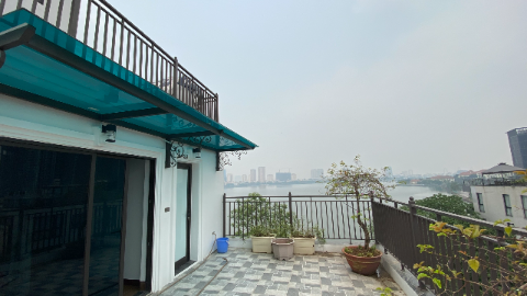 Tay Ho brand new 8 bedroom house with lake view for rent