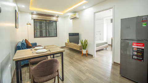 Modern 1-Bedroom Apartment for Rent in Tranquil Alley on Tay Ho Street