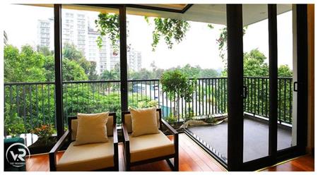 Living room With balcony