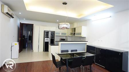 Dining area and open kitchen