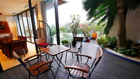 Unique 02 bedroom apartment for rent in Yen Phu Village Hanoi