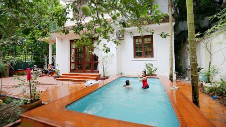 Garden And Pool 4 Bedroom House For Rent on To Ngoc Van Tay Ho