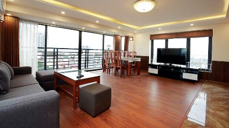 Bright 2 Bedroom Apartment For Rent in Tay Ho on High Floor