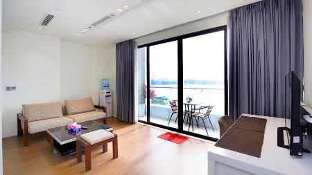 Exceptional 1-Bedroom Apartment with Lake View in Yen Phu Village, Tay Ho