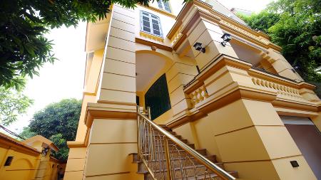 French Inspired 4 Bedroom House For Rent in Tay Ho with Car Access