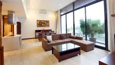 Quiet Lake View 2 Bedroom Apartment For Rent in Yen Phu Village