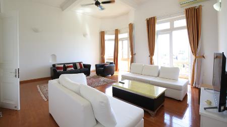 Westlake View France Architecture 3 Bedroom Apartment For Rent Tay Ho