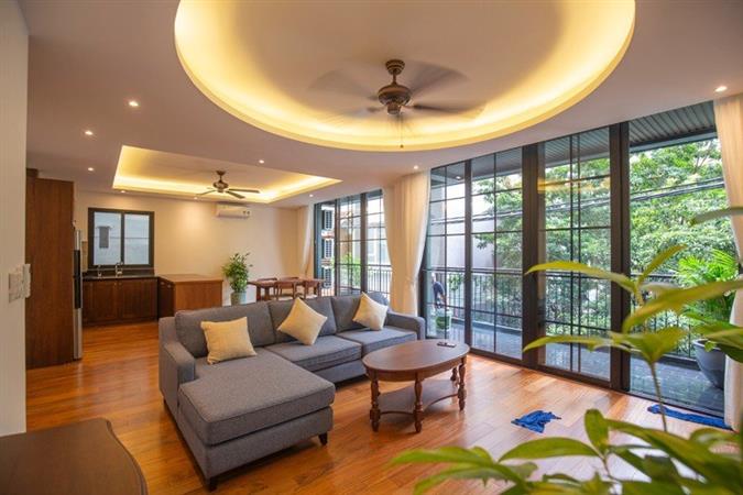 Sophiticated new 2 bedroom apartment in Tay Ho, Hanoi for rent