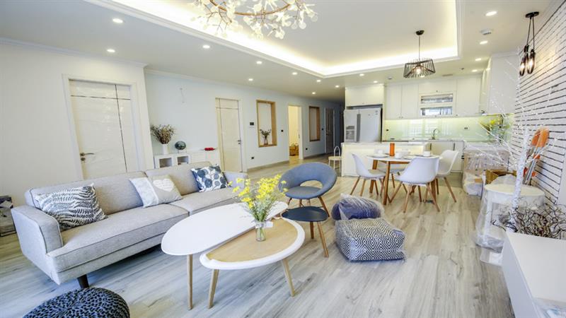 Lakeside scandinavian 03 Bedrooms Apartment for Rent at D'Leroi Soleil,Tay Ho