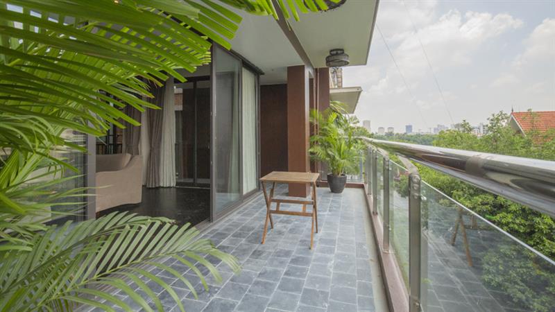 Indochinese Charm Spacious 4-Bedroom Apartment for Rent on Quang Khanh Street