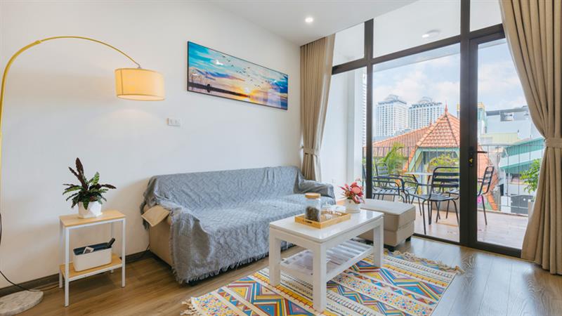 Reasonable 2-Bedroom Apartment for Rent in To Ngoc Van street- Center of Tay ho