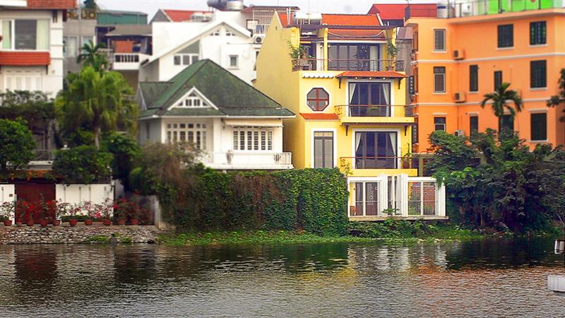 Newly Built East Indochina Style House for Rent on Tu Hoa Street with Stunning West Lake Views