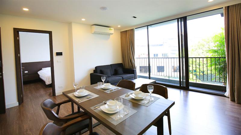 Good view & modern style 01 bedroom apartment for rent in Tay Ho