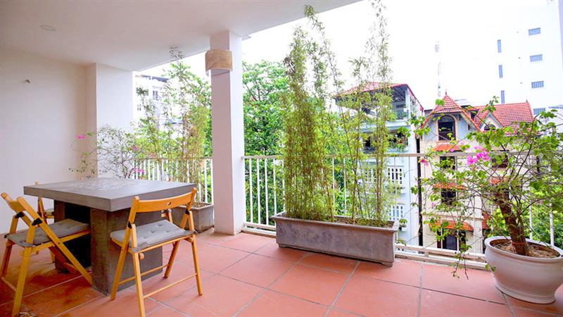 Big Balcony and Good size 04 bedroom apartment for rent in Tay Ho