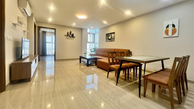 Newly furnished 3 bedroom apartment for rent Ciputra Hanoi