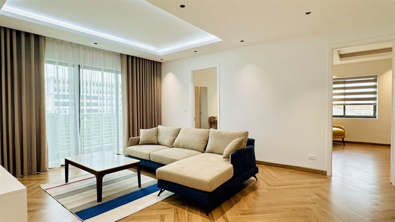 Newly renovated 3 bedroom apartment for rent in E5 tower Ciputra Hanoi