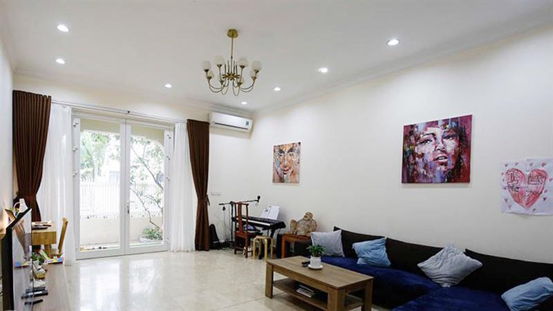 Partial furnished 5 bedroom villa for rent at T block Ciputra Hanoi